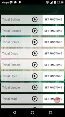 Ringtones Tribal Afro House Tunes android App screenshot 0